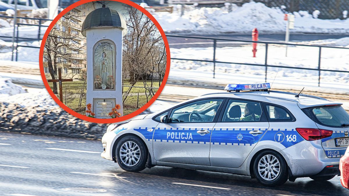 Z kaliczki przy u. Syrokomli na Targówku skradziono cenną figurk