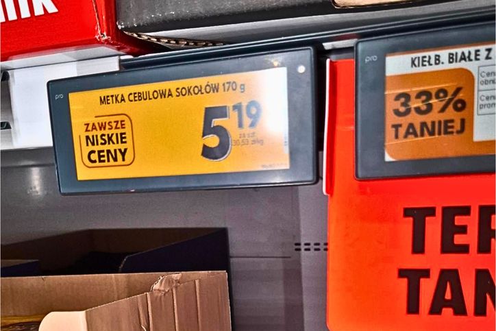 Kosztuje 5,19 zł za pętko o wadze 170 g