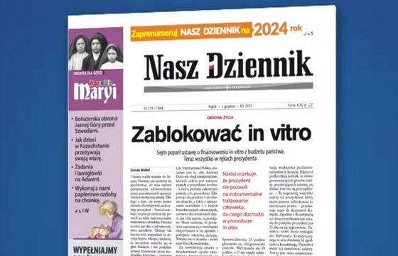 „Nasz Dziennik” znów zdrożał. W weekendy o 1,20 zł