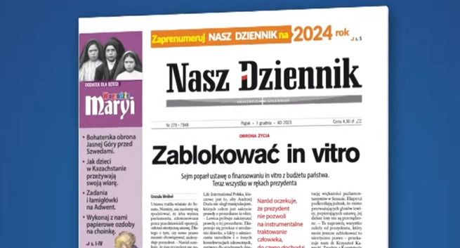 „Nasz Dziennik” znów zdrożał. W weekendy o 1,20 zł