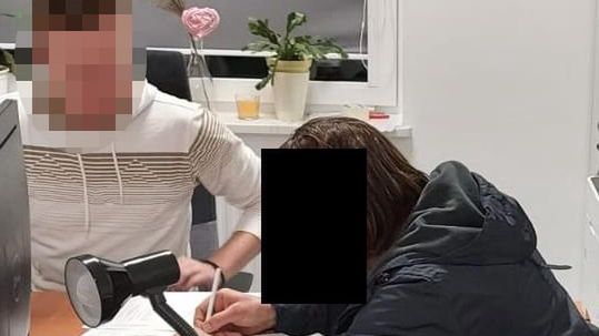 Kierowca składający zeznania