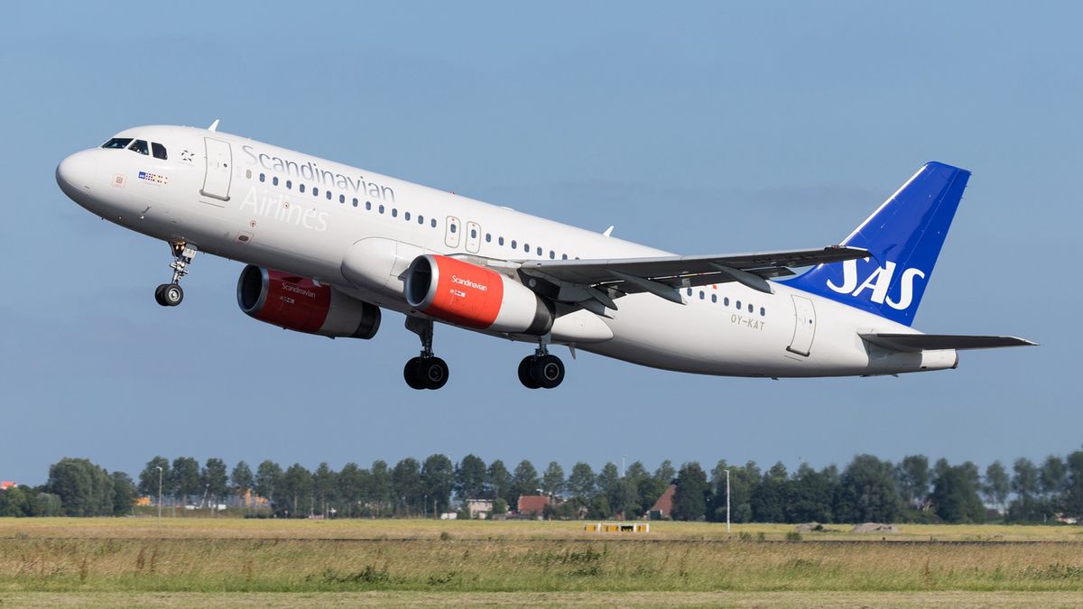 Samolot Scandianvian Airlines lądował przez mysz.