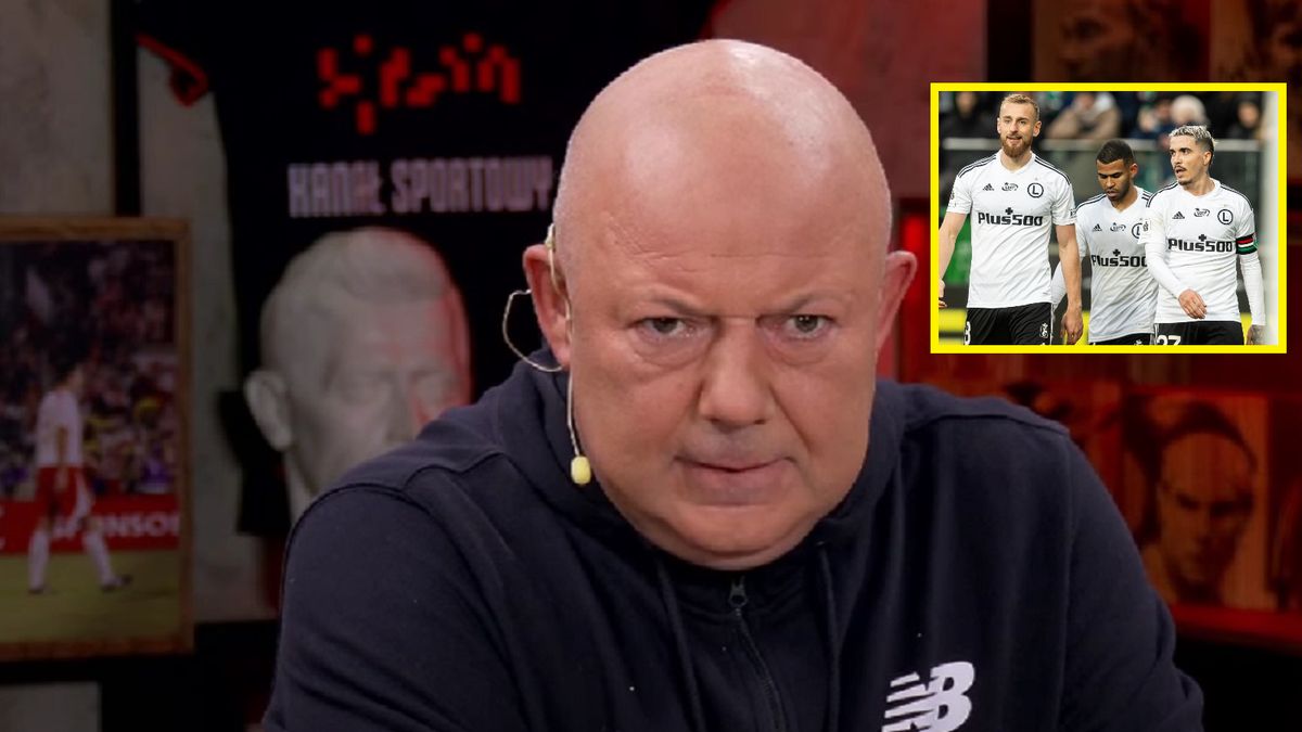 Na zdjęciu Wojciech Kowalczyk, w ramce piłkarze Legii