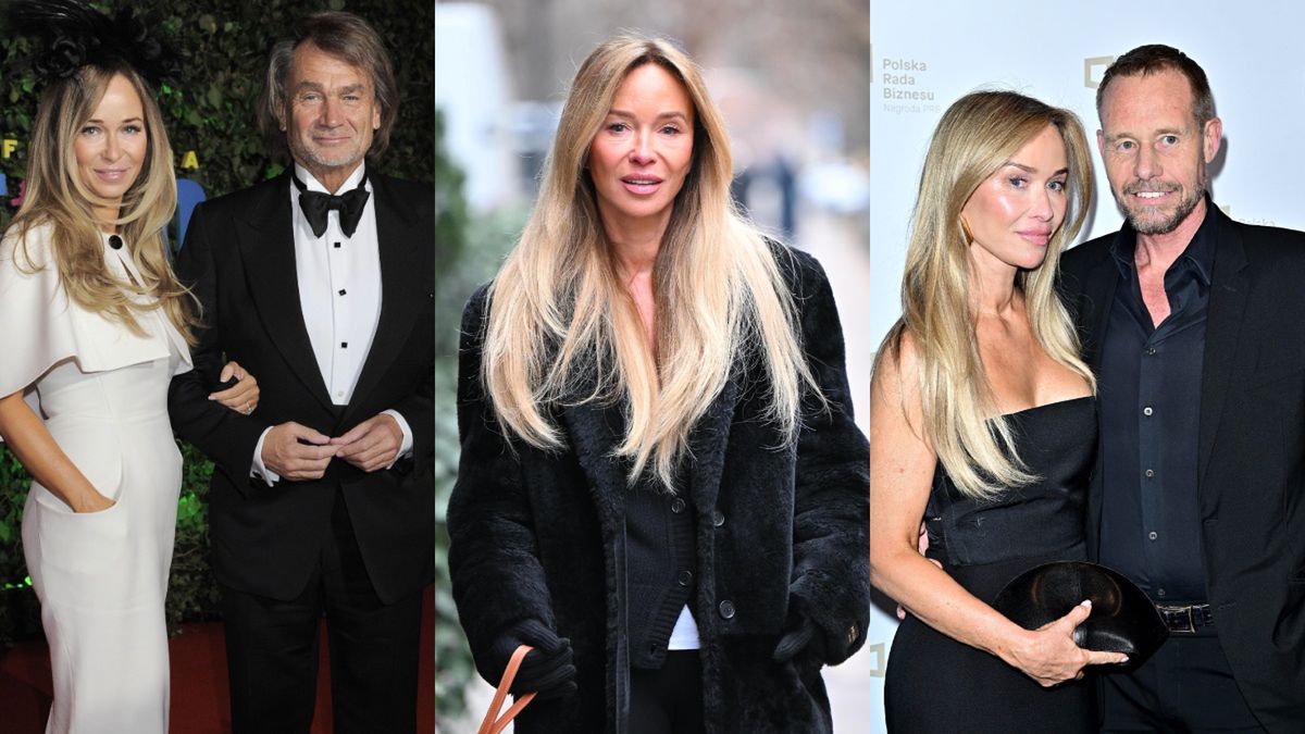 Joanna Przetakiewicz z Janem Kulczykiem i Rinke Rooyensem