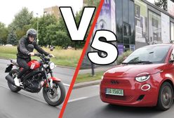 Test: Yamaha XSR 125 vs Fiat 500e – wyścig z niespodzianką