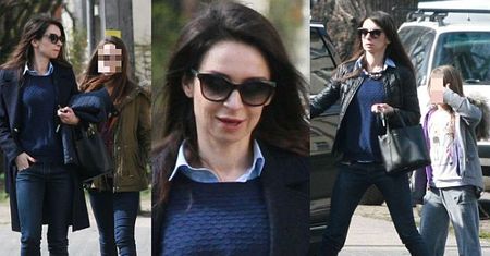 Marta Kaczyńska z córkami dzień przed 6. rocznicą katastrofy smoleńskiej (ZDJĘCIA)
