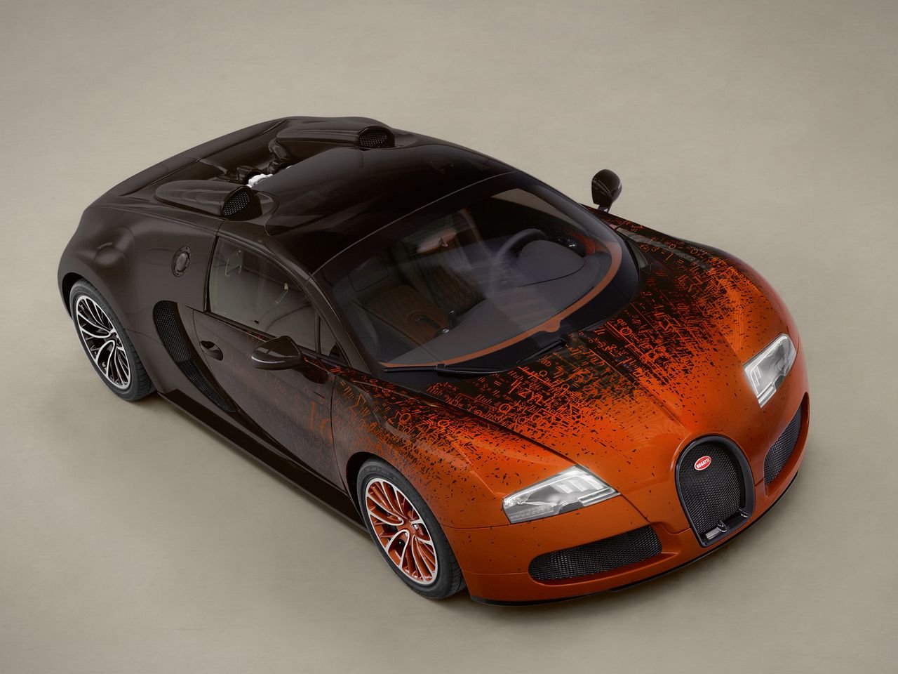 Bugatti Veyron Grand Sport Venet powstał w 2012 roku. Autorem malowania jego nadwozia jest francuski artysta Bernar Venet.