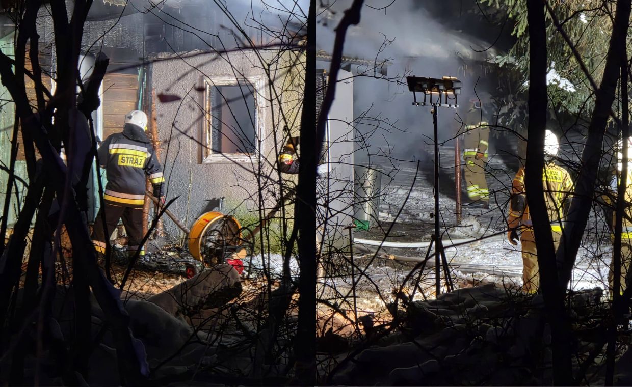 Tragiczny pożar w Małopolsce. Strażacy ujawnili zwłoki