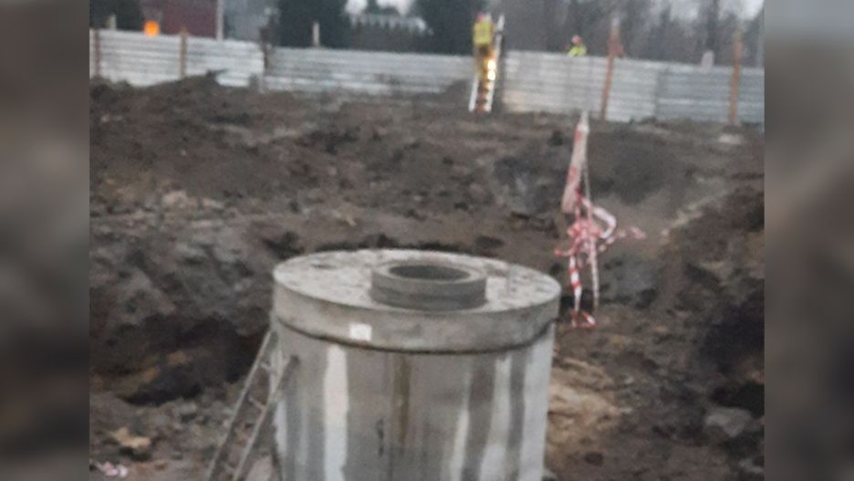 Wypadek na budowie w Katowicach