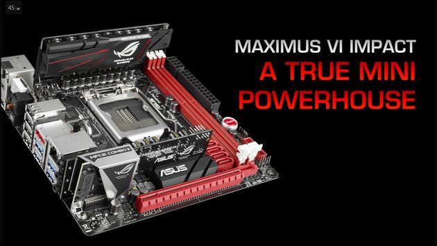 ASUS ROG Maximus VI Impact płyta główna zdjęcie prezentacja slajd