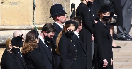 Trwała msza ku pamięci księcia Filipa. Nagle jego wnuczka nie wytrzymała