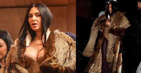 FUTRZANA Kim Kardashian i jej rozchełstany dekolt nawiedzają butik Prady w Aspen (ZDJĘCIA)