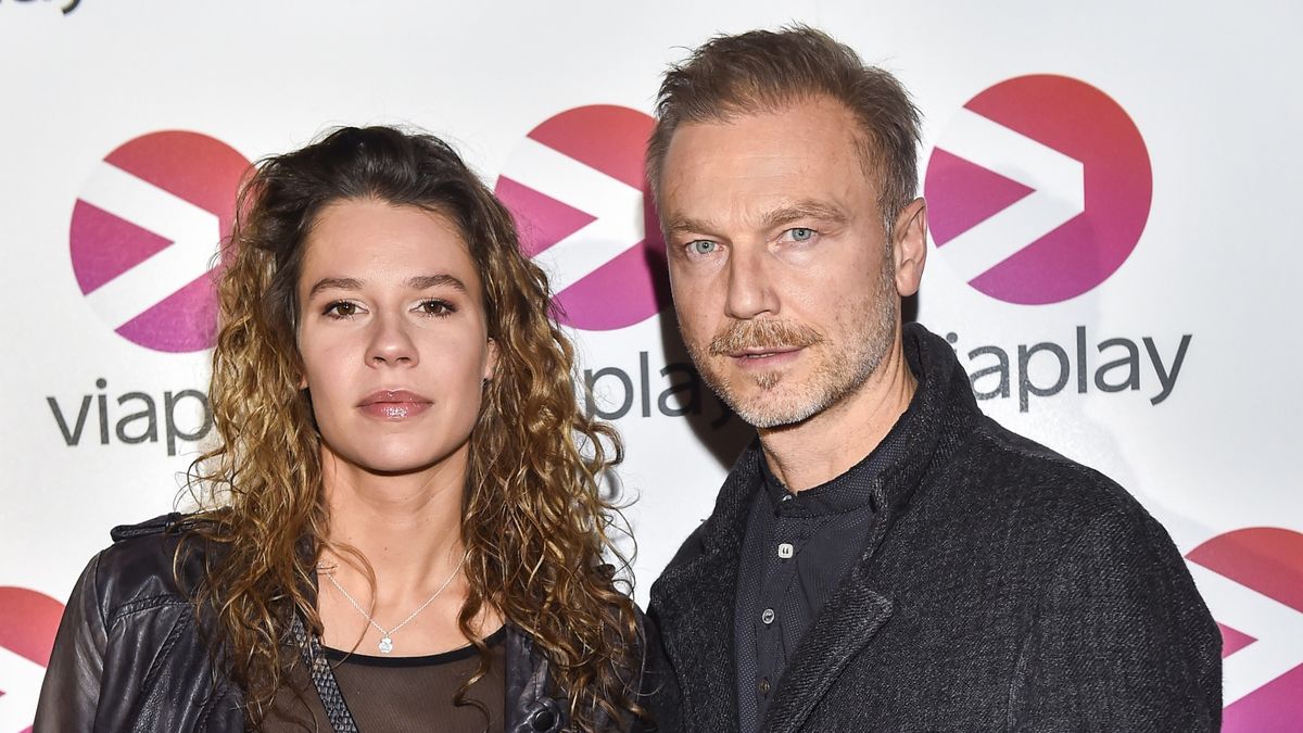 Krystian Wieczorek z żoną 