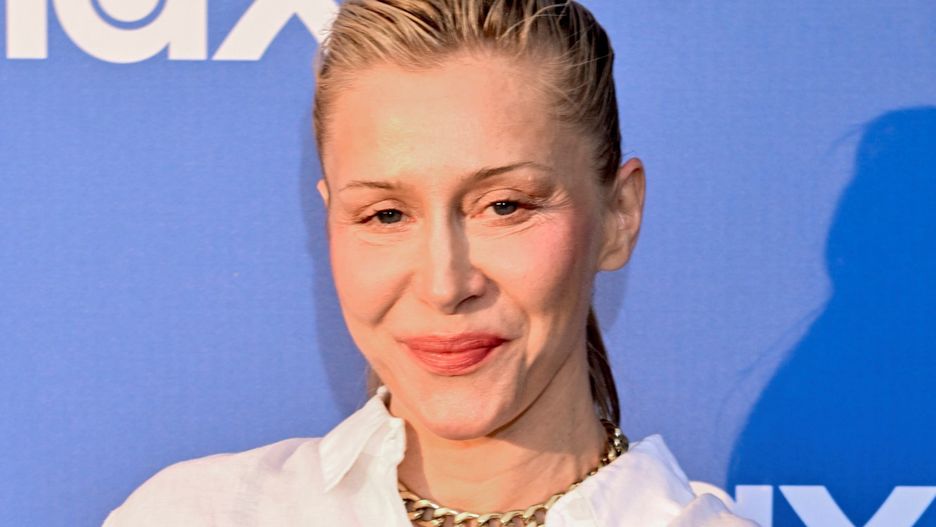 Katarzyna Warnke postawiła na lniany set 