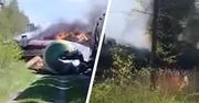 Atak na pociąg w Rosji. Wykoleiła się lokomotywa