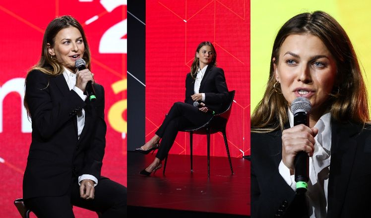 Anna Lewandowska zadaje szyku na kongresie