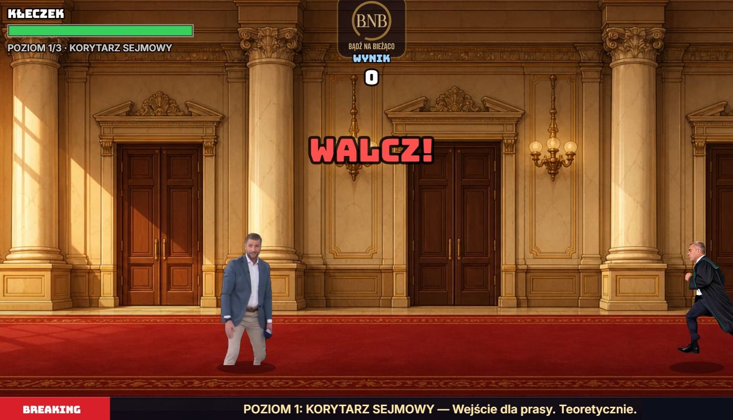 Kadr z gry "Kłeczek The Fighter"