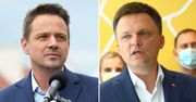 Wspólne wystąpienie Szymona Hołowni i Rafała Trzaskowskiego. Relacja na żywo