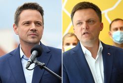 Wspólne wystąpienie Szymona Hołowni i Rafała Trzaskowskiego. Relacja na żywo