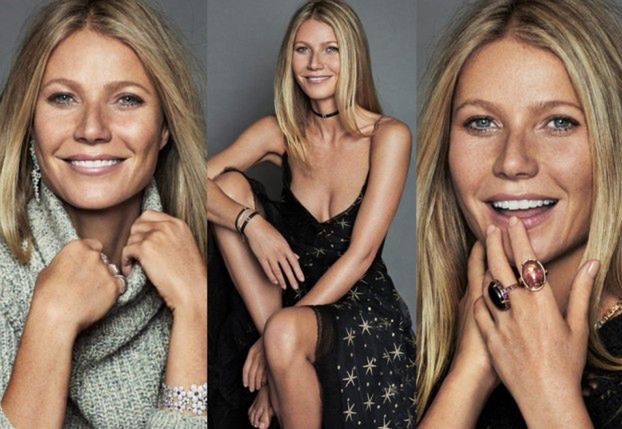 Uśmiechnięta Gwyneth Paltrow w hiszpańskim "Elle"