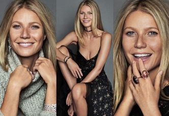 Uśmiechnięta Gwyneth Paltrow w hiszpańskim "Elle"