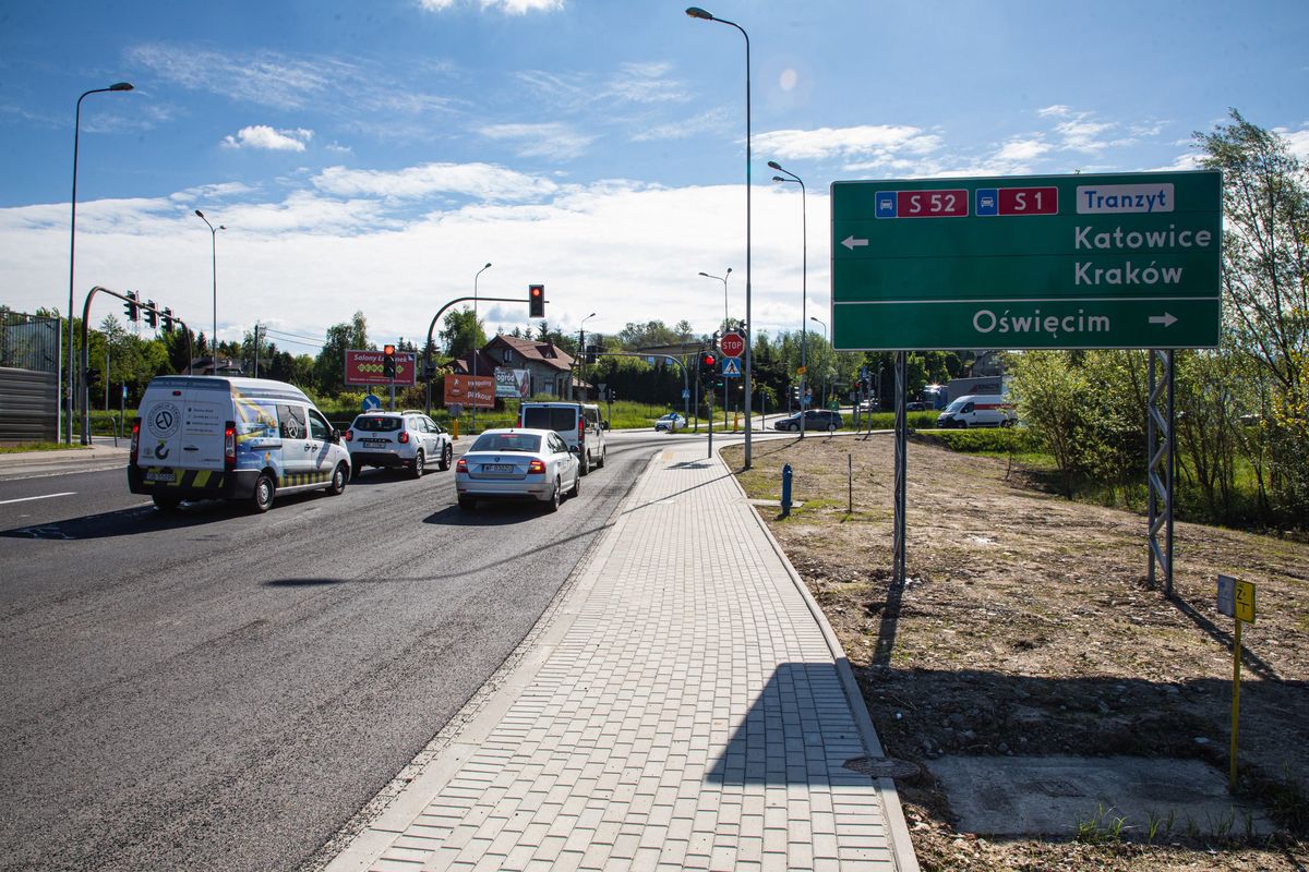 Bielsko-Biała. Zakończyły się prace na jednym z kluczowych skrzyżowań w mieście. 