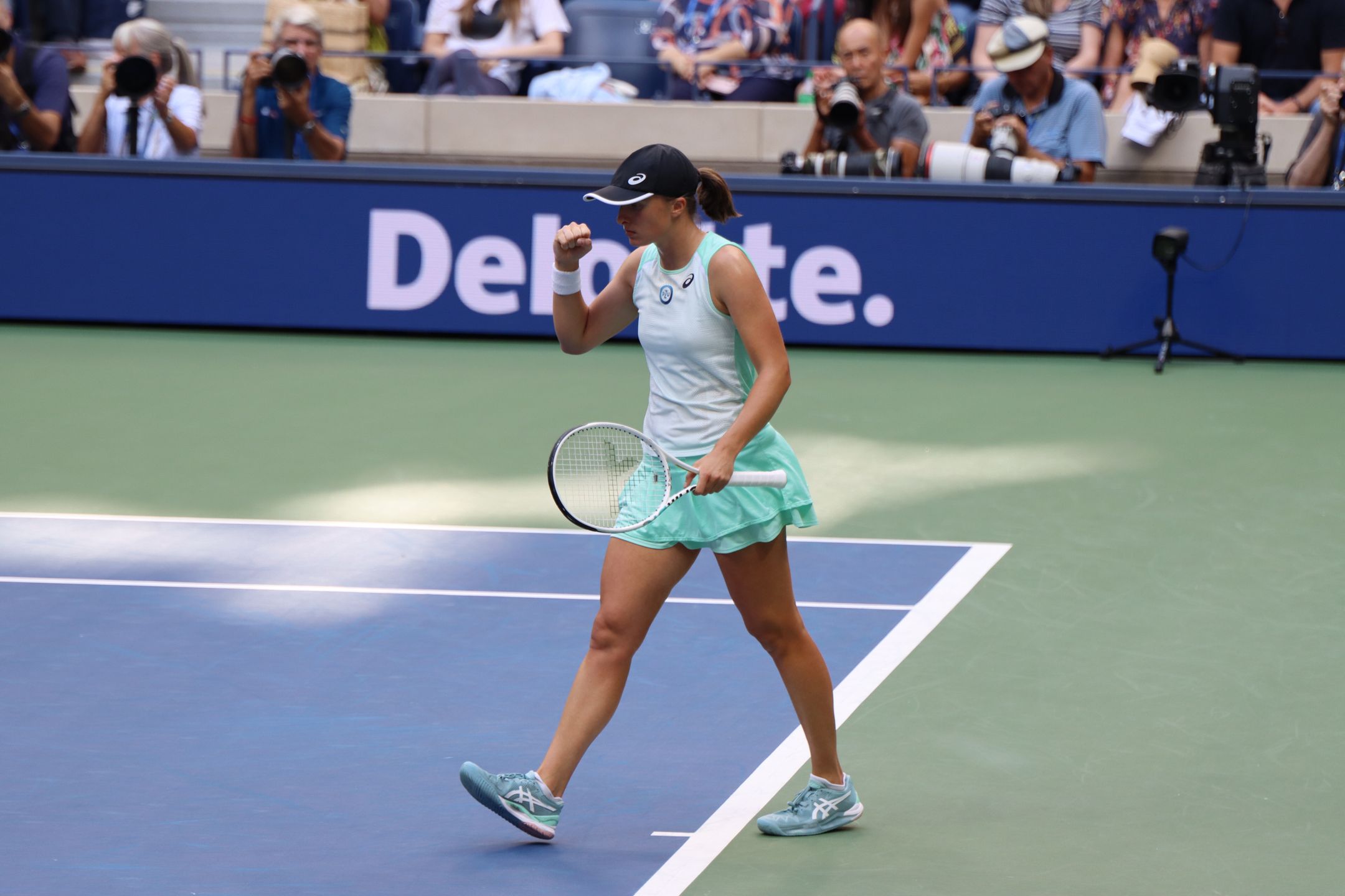 Iga Świątek podczas finału US Open