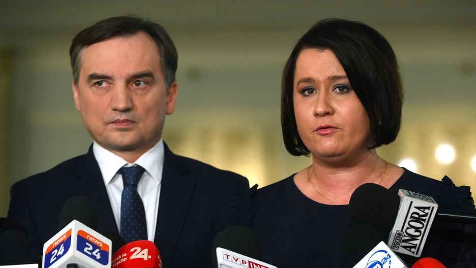 Zbigniew Ziobro i Anna Maria Siarkowska