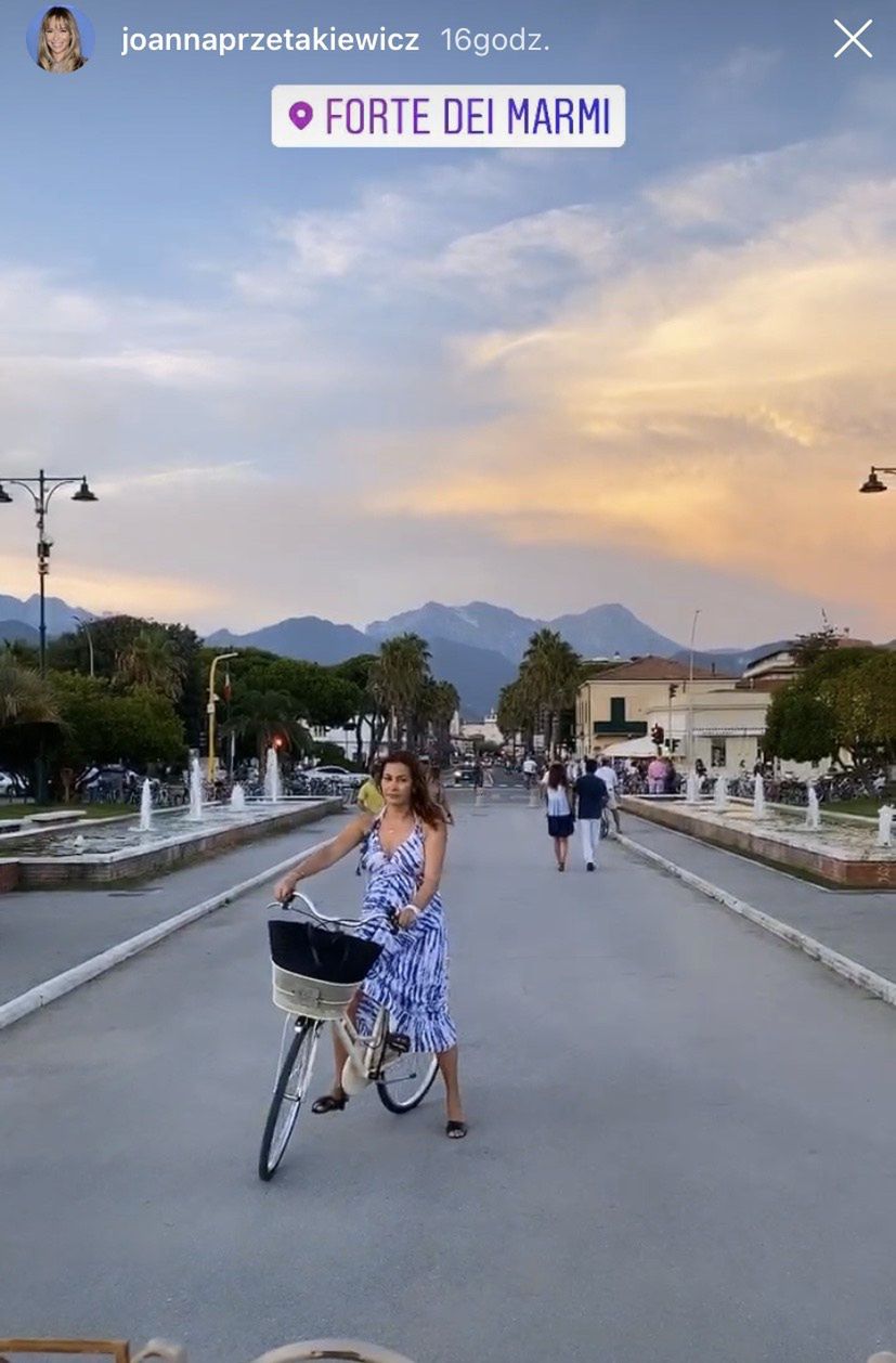 Joanna Przetakiewicz na wakacjach we Włoszech