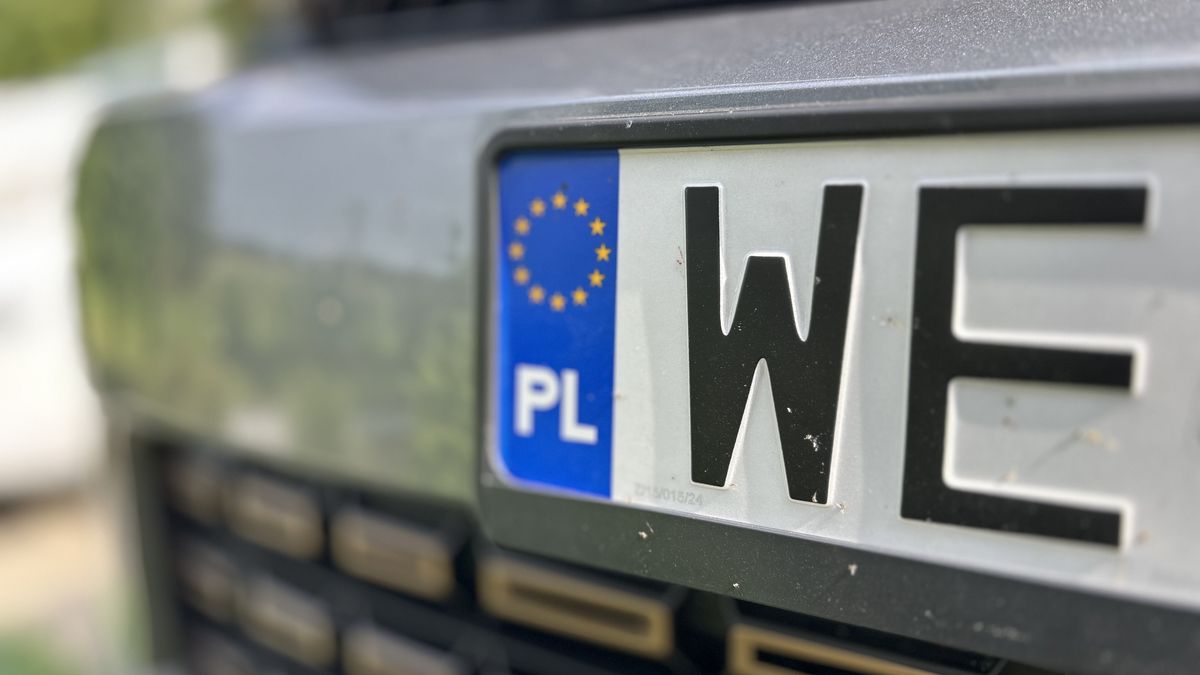 Znak państwa rejestracji na tablicy rejestracyjnej