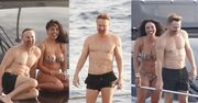 56-letni David Guetta byczy się na jachcie z młodszą od 24 lata ukochaną, eksponując imponującą muskulaturę (ZDJĘCIA)
