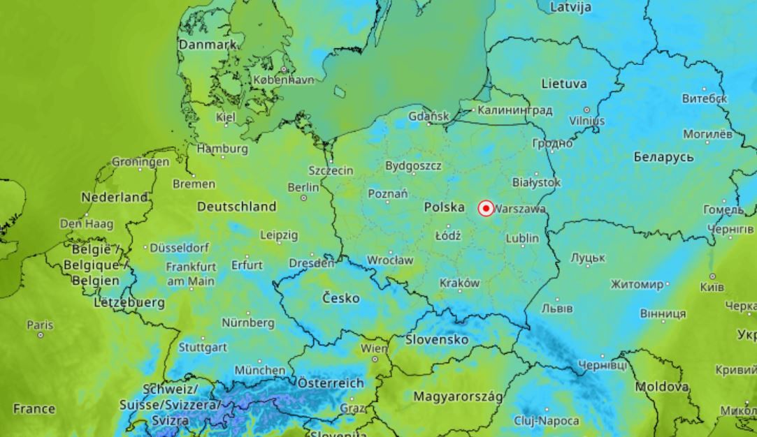 Pogoda. W niedziele jeszcze przelotny deszcz, ale już w kolejnych dniach opady mieszane od deszczu po śnieg