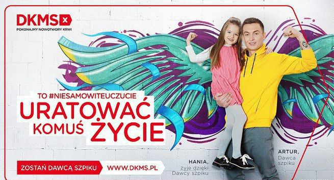 „To #niesamowiteuczucie uratować komuś życie” przekonuje Fundacja DKMS (wideo)