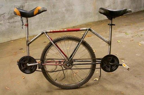 Ekstremalny rower, czyli Tandem Unicycle (wideo) 3