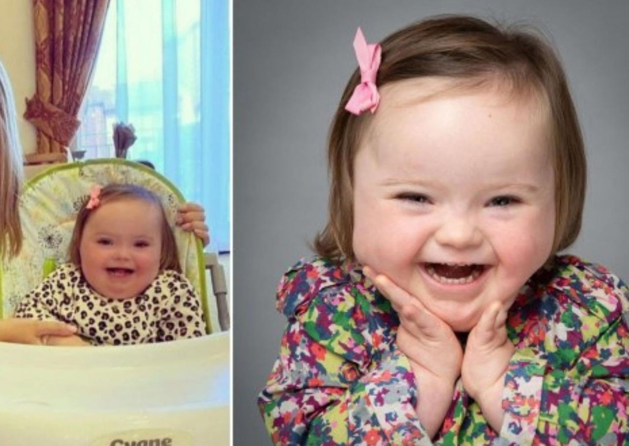 Dziewczynka z zespołem Downa została modelką. Zauważono ją w mediach społecznościowych