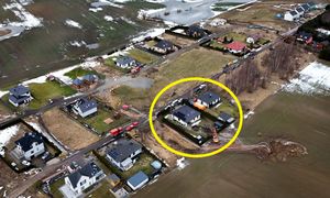 Powstało po zimie. Gigantyczne zapadlisko tuż za domem