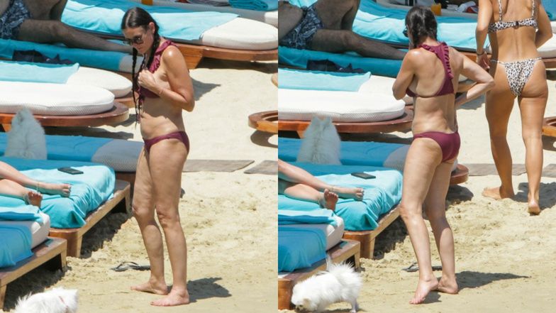Demi Moore z córką na Mykonos