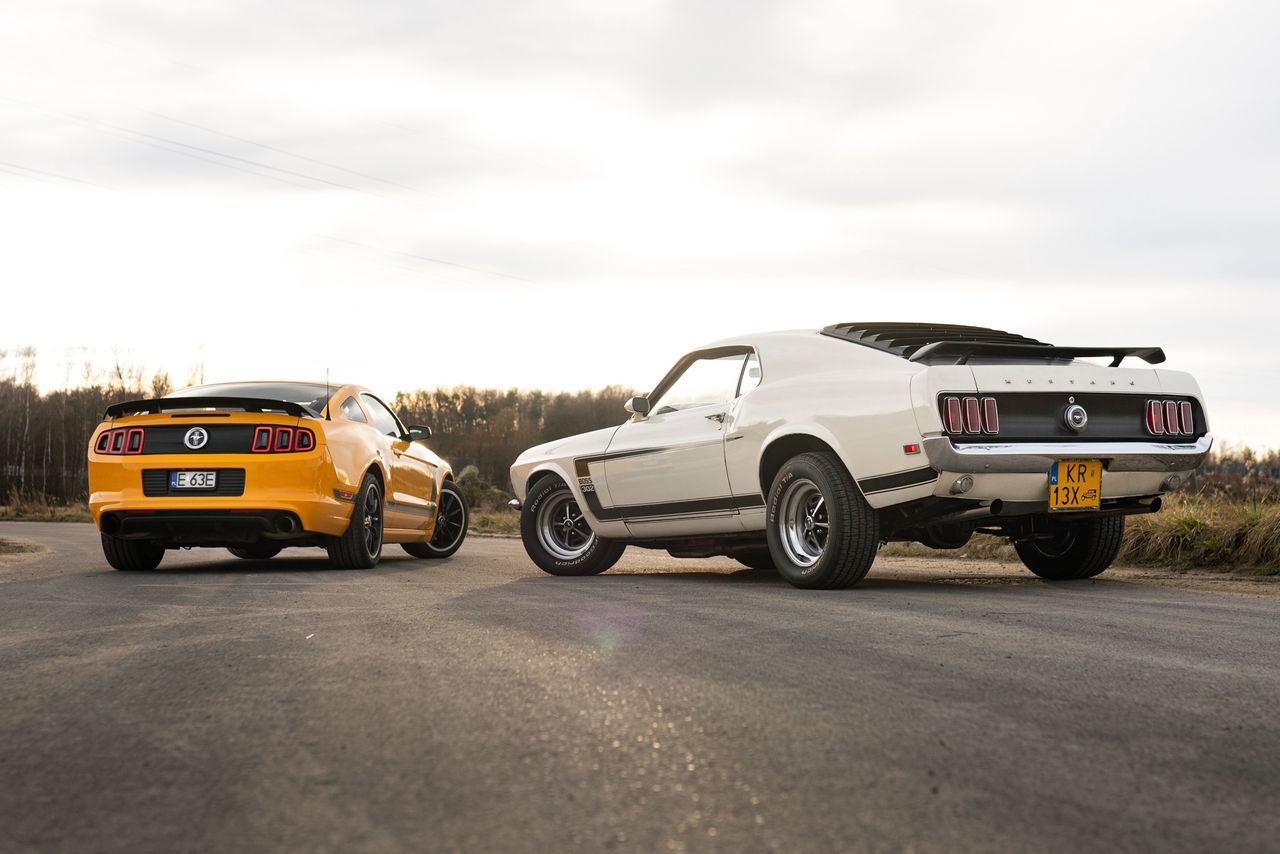 Ford Mustang Boss 302 z 1969 i 2013 r.