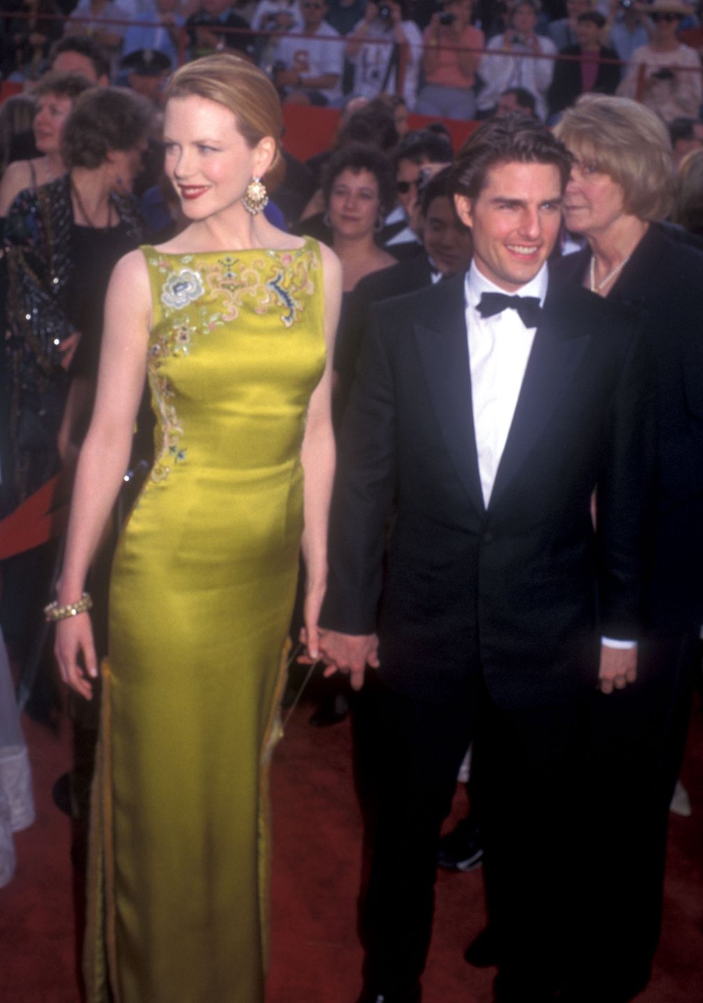 Nicole Kidman i Tom Cruise na Oscarach w 1997 roku