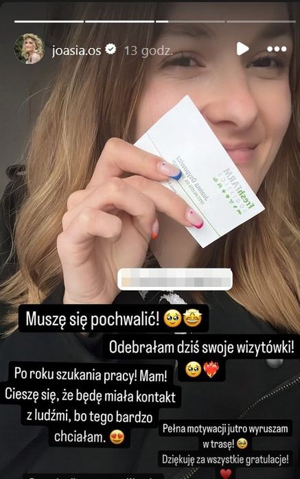 Joanna Osypowicz z "Rolnik szuka żony" pokazała wizytówki