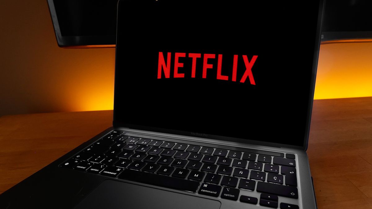 The Netflix logo, the American media company and the world's most-subscribed video on-demand streaming platform, appears on a MacBook in Barcelona, Spain, on February 10, 2025. (Photo by Joan Cros/NurPhoto via Getty Images)