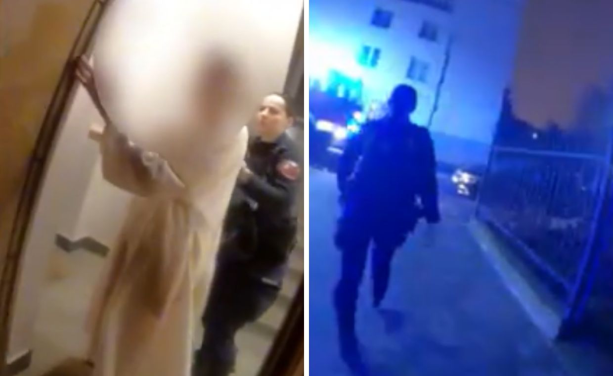 Brawurowa akcja policji w Krakowie. Kobiety uratowane z pożaru