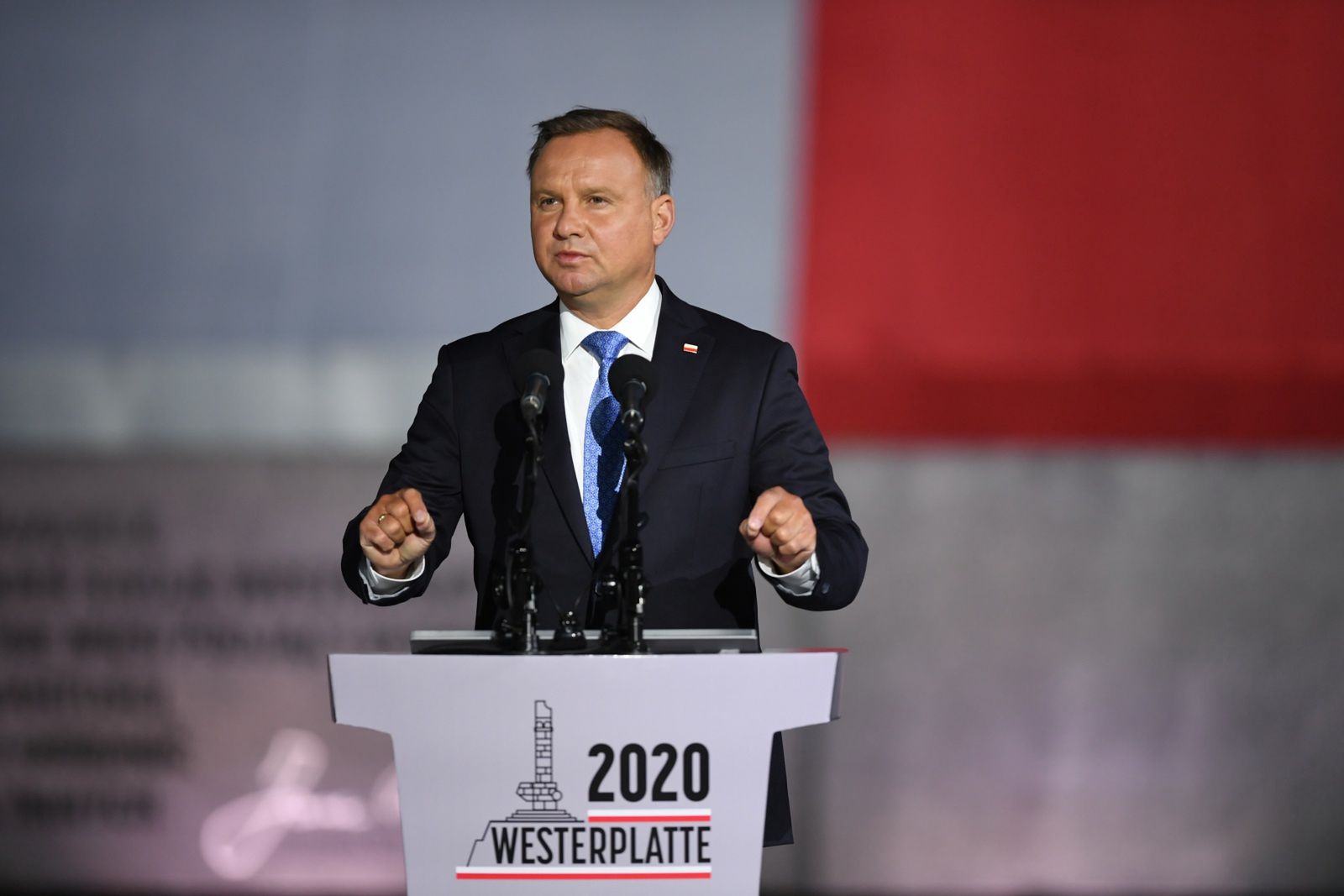 Andrzej Duda przemówił na Westerplatte