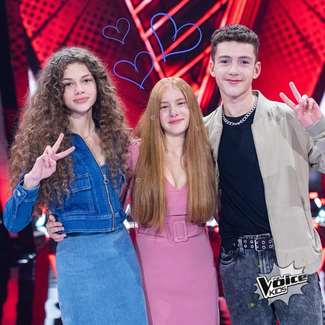 Finaliści "The Voice Kids 7": Wiktoria, Milena i Nikodem z grupy Barona i Tomsona