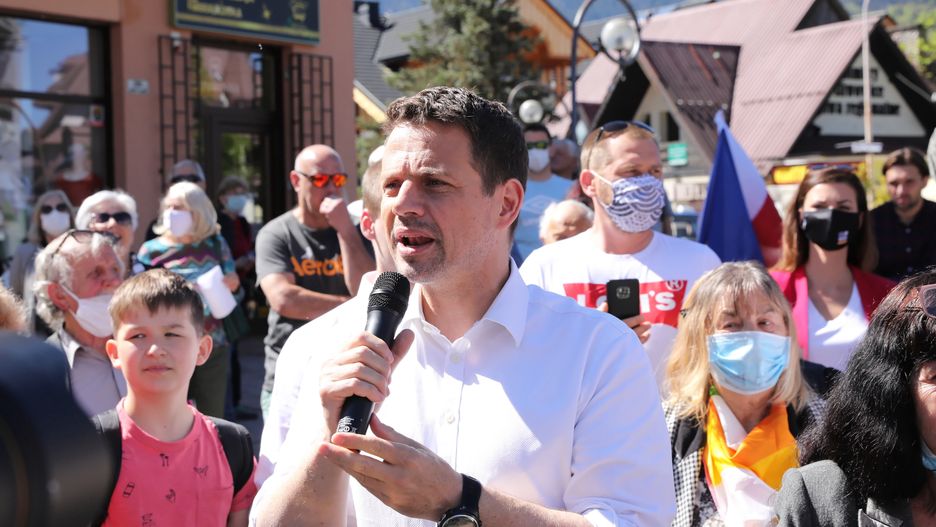 Wybory 2020. Rafał Trzaskowski na Podhalu mówił m.in. o trudnej sytuacji branży turystycznej