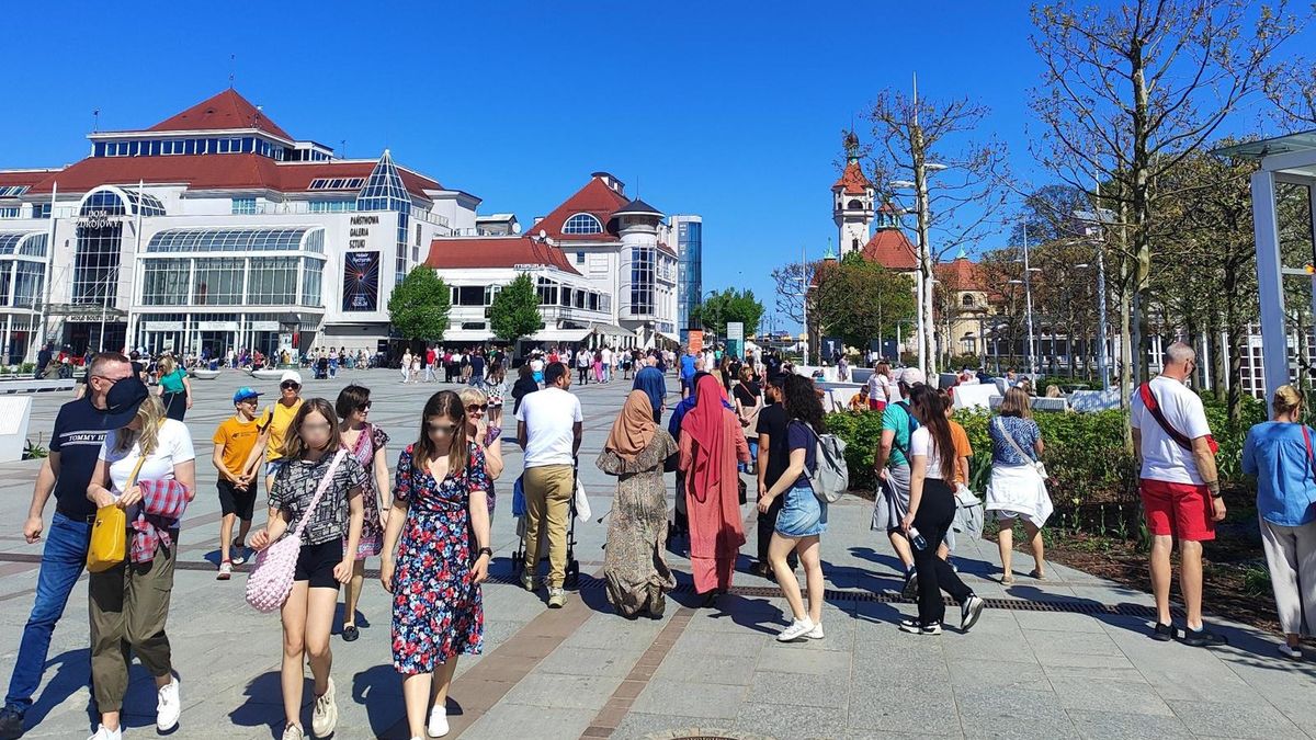 W tegoroczną majówkę Sopot odwiedziły tłumy