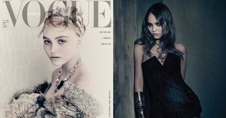 Zmysłowa Lily-Rose Depp pozuje dla koreańskiego "Vogue'a"
