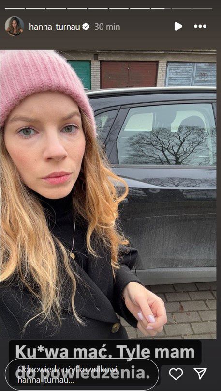Hanna Turnau pokazała zarysowane auto