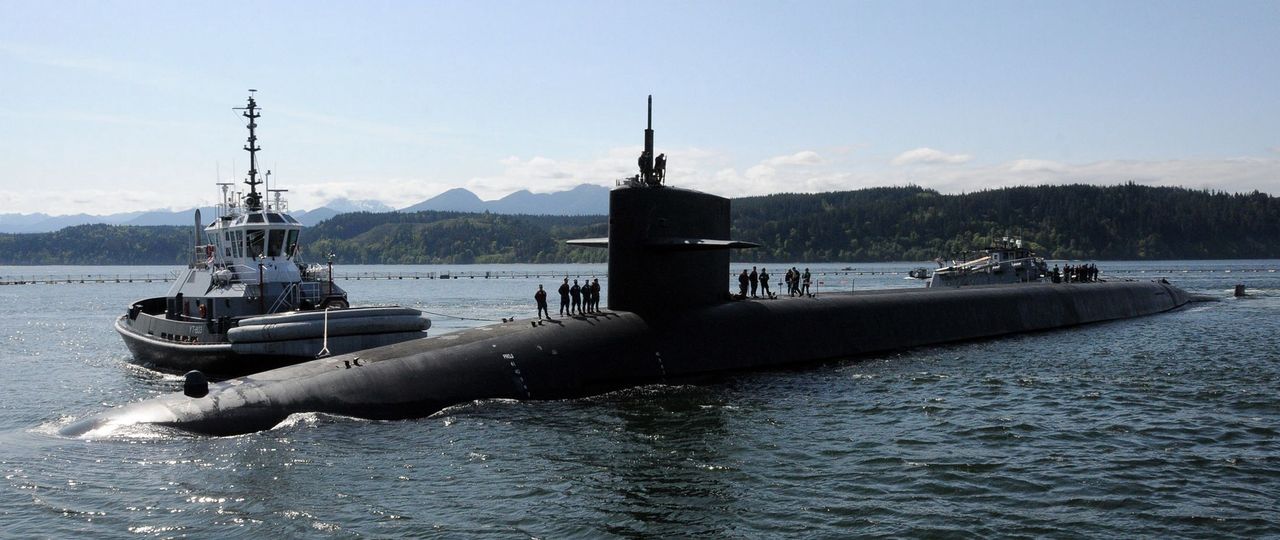 Okręt podwodny typu Ohio może przenosić do 154 Tomahawków