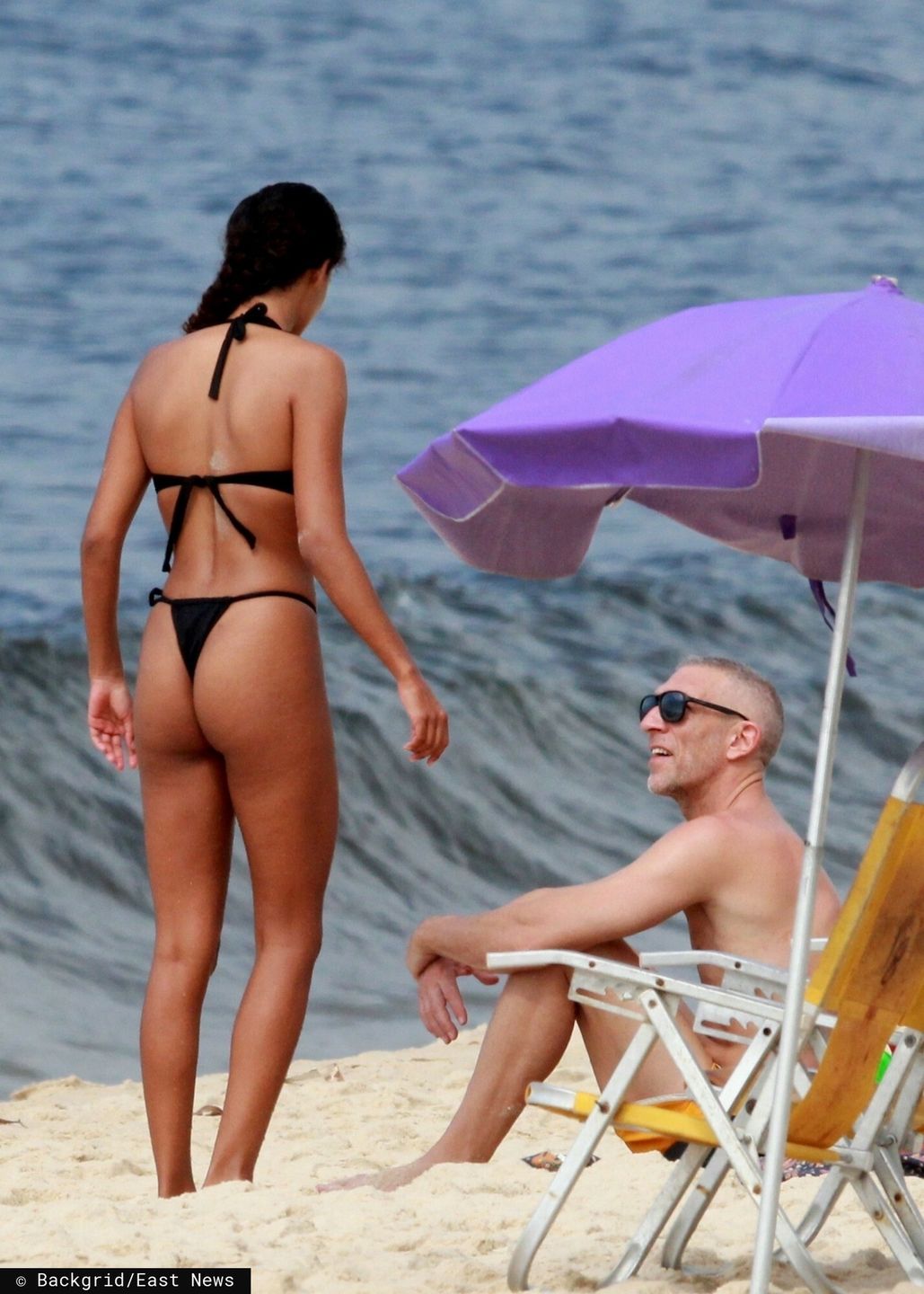 Cassel i Kunakey na plaży